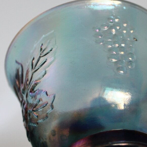 Iridescent Blue Leaf Teacup - Picture 7 of 9